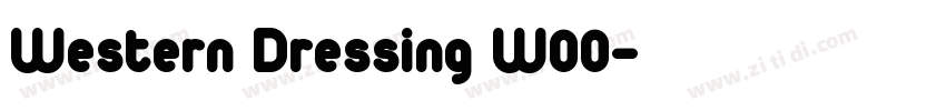 Western Dressing W00字体转换